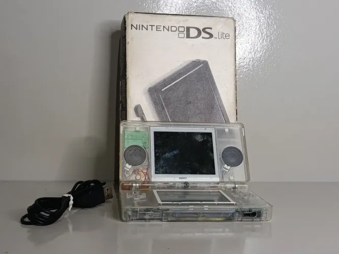 PROMOÇÃO Nintendo DS Lite Transparente (Leia a descrição)