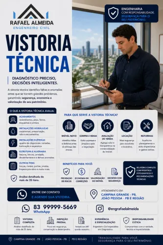 VISTORIA TÉCNICA DE IMÓVEIS - SEGURANÇA PARA O SEU INVESTIMENTO