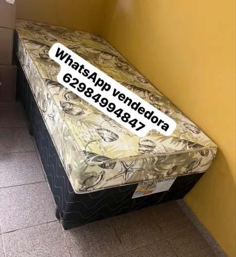 Cama box molas solteiro mega oferta
