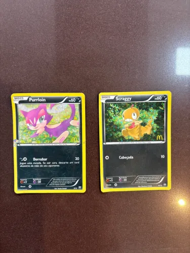 Cartas Pokémon Especial McDonalds 2012