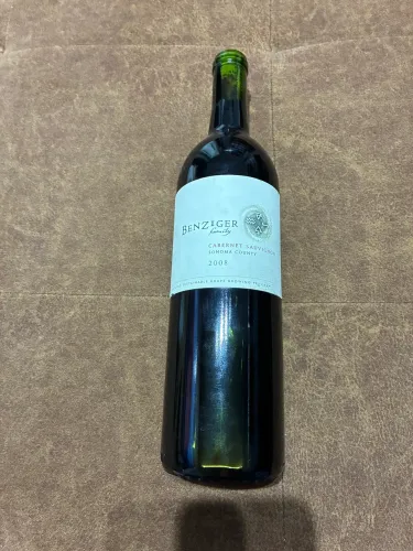 Vinho raro para colecionador - Benziger Cabernet Sauvignon - Americano 