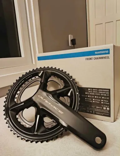 Pedivela Dura-Ace R9100 com coroas 54-40