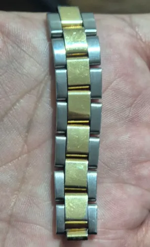 Elos pulseira original relógio Baume & Mercier Genève Quartz