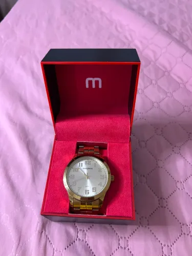 Relógio Mondaine Masculino Dourado ? Pouco Usado
