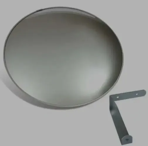 ESPELHO CONVEXO PANORÂMICO 60CM BORDA ALUMÍNIO MARCA VISION 