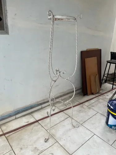 Suporte planta vintage retrô ferro