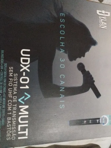 2 Microfones sem fio completo!