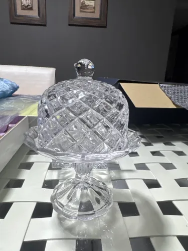 Cristal - peça com tampa 