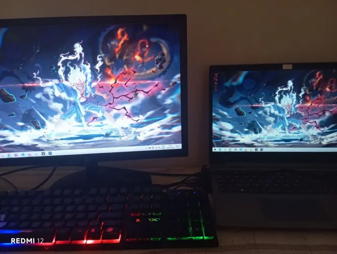 Notebook i5 8geração, 12 GB RAM, SSD 512 + monitor 27pol + teclado e mouse gamer