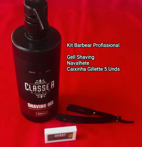 Kit Barbear Profissional Novo Lacrado sem Uso 