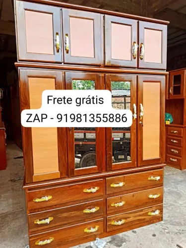 Guarda - roupa de casal madeira Ypê NOVO!