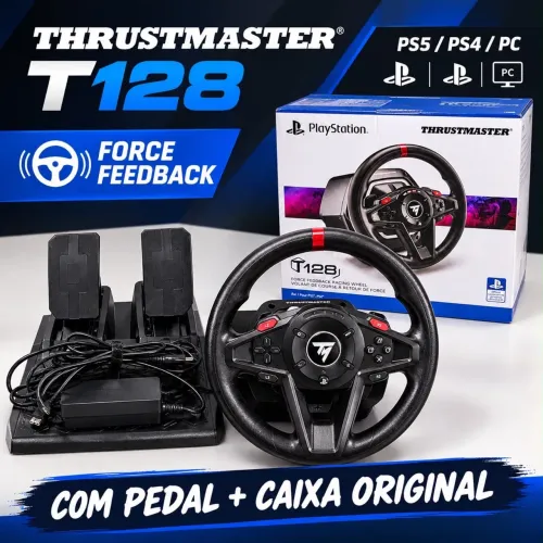 VOLANTE THRUSTMASTER T128 - PS5 / PS4 / PC - FORCE FEEDBACK