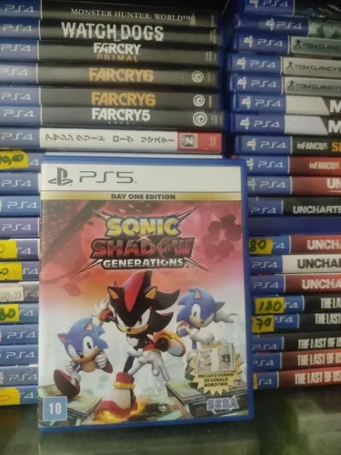 Sonic Shadow Play5 NOVO sem lacre