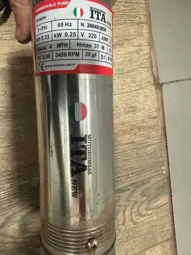 Bomba submersa para mini poço nunca usada