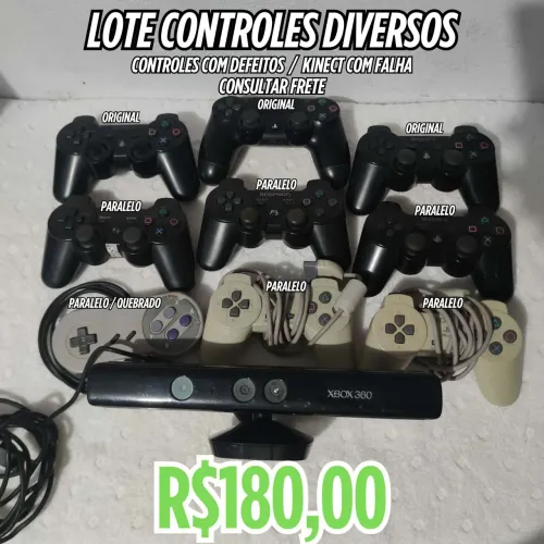 Lote Controles Diversos para Retirada de Peças ou Conserto