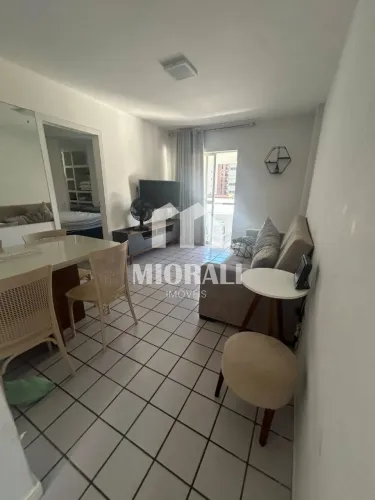 BR - Aluguel Apartamento mobiliado 1 suíte com 2 varandas e vista para o mar na Ponta Verd