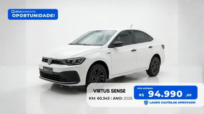 Volkswagen Virtus Sense 1.0 Flex 12V 5P Mec. 2025