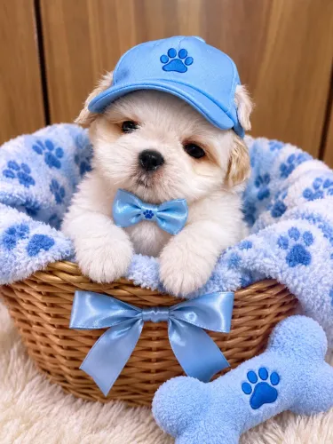 Filhote shih tzu macho