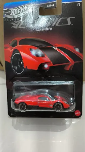 Miniatura Hot Wheels Pagani Utopia 1:64 coleção Exotics