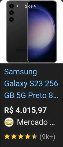 Troco S23 por iPhone 14 ou 15