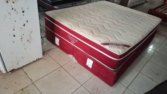 Cama Box molas ensacadas Queen 1.58x1.98, ortobom.