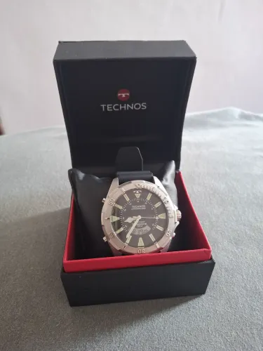 Relógio Technos Skydiver Professional 150m Chronoalarm - Pouquíssimo Usado