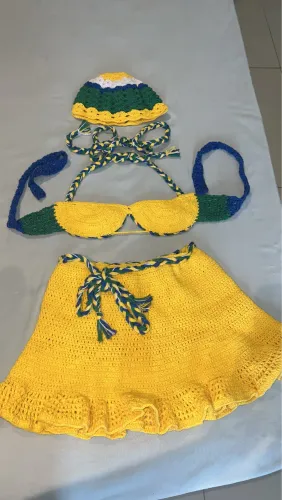CONJUNTO DE CROCHÊ DO BRASIL