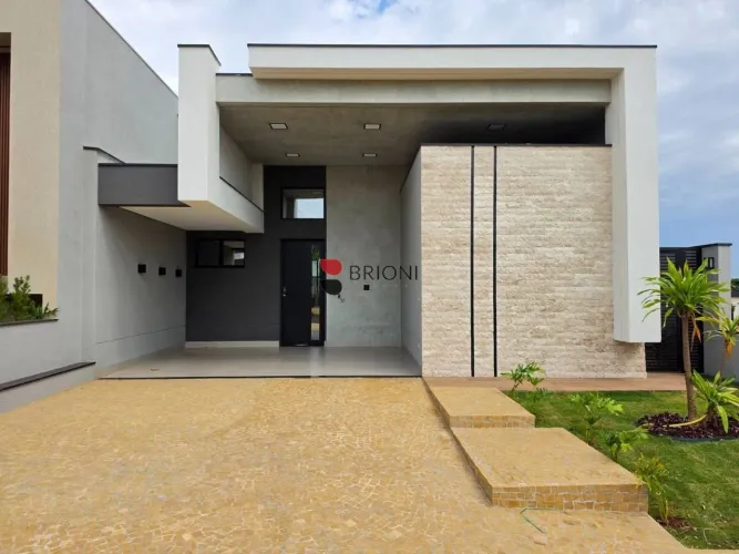 Casa térrea alto padrão com 150m², 3 quartos/suítes à venda no Condomínio Quinta da Mata 2
