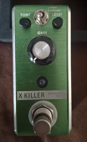 pedal over drive x killer - novo excelente
