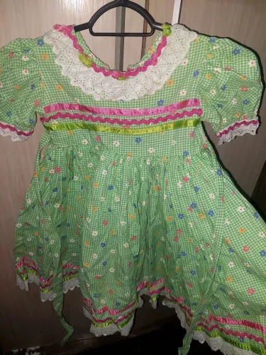 Vestido de quadrilha infantil
