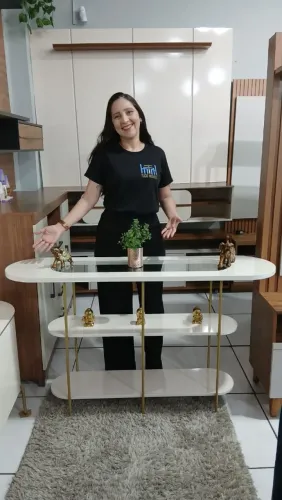 Variedades de aparador para sala, materiais diversos 