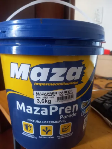 IMPERMEABILIZANTE PAREDE MAZAPREN GL 3.6LT 79.00 RETIRAR BAIRRO CIDADE NOVA