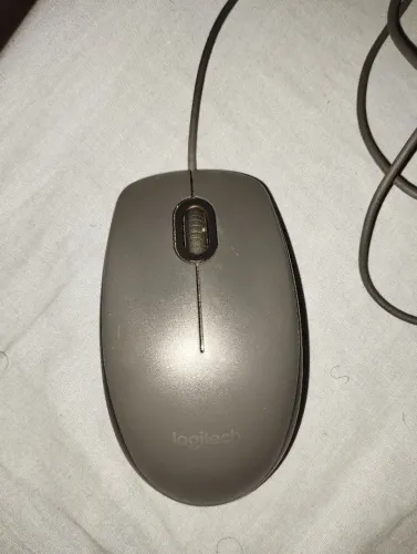 Mouse Logitech M90 com fio USB - Óptico 1000 DPI (usado sem defeito)