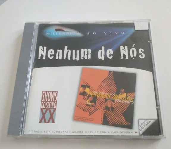 CD Nenhum de Nós - Acústico Ao Vivo (Edição Limitada Millennium) - Usado