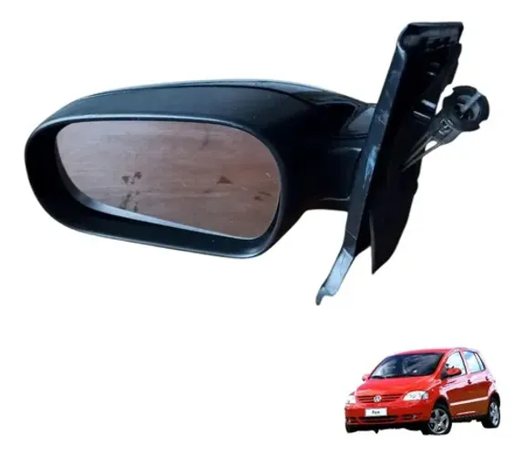 Retrovisor Volkswagen Fox Manual Esquerdo 2004 2005 1.6