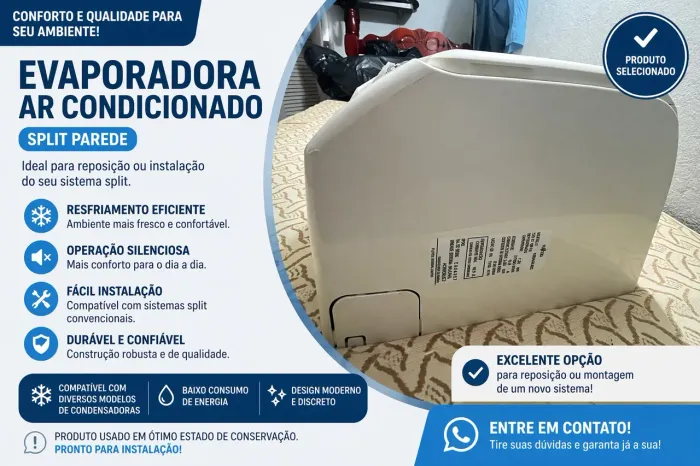 Vendo evaporadora fujitsu inverter..