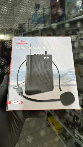 Professores/Palestrantes Megafone Amplificador de Voz Portátil + Microfone Headset