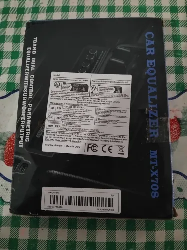 VENDO "CAR EQUALIZER" - "NOVO"
