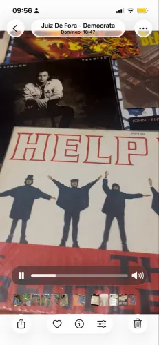 Discos de vinil raros Beatles e Elvis Presley