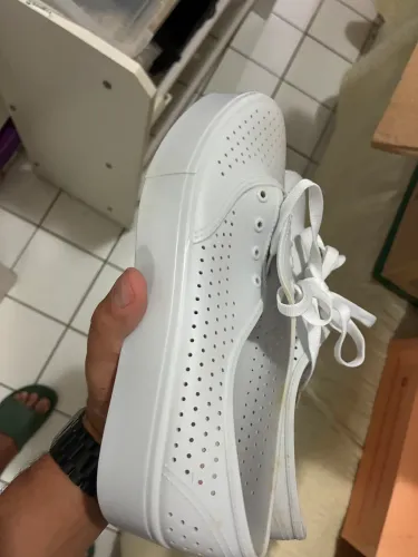 Tênis Feminino Branco Plataforma Janahina Morena - Novo na Caixa 19,99
