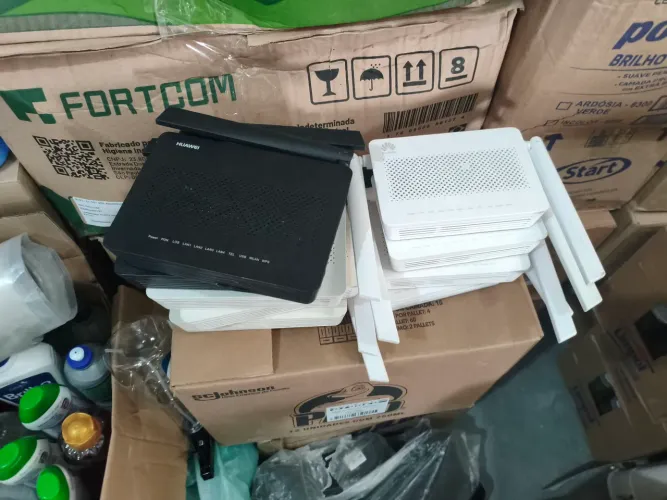 Lote 9 Ont wi-fi gpon Huawei gigabyte completas funcionando