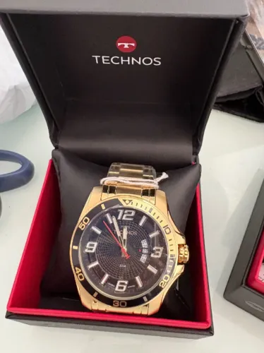 Relogio Technos Gold Black