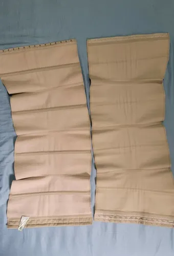 2 cintas modeladoras marca Esbelt na cor chocolate (semi novas)