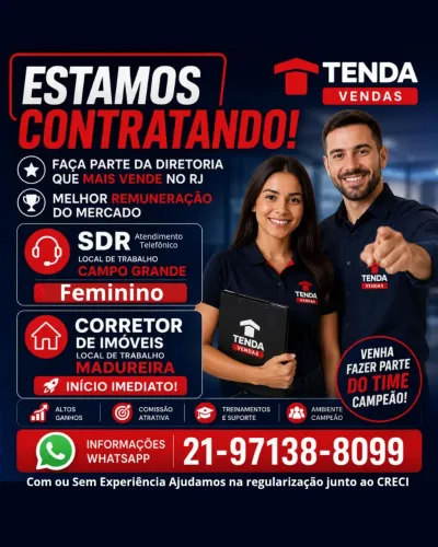 SDR e Vendedor(a) Melhor Remuneração do Mercado 