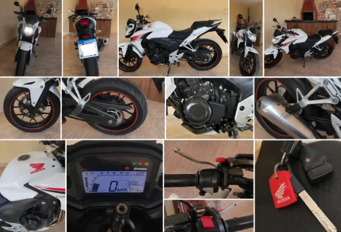 Honda CB500F 2014 Branca