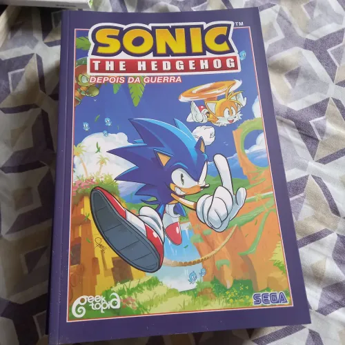Kit 9 livros Sonic The Hedgehog