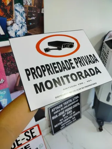 Placas de endereço banners, faixas e muito mais ...