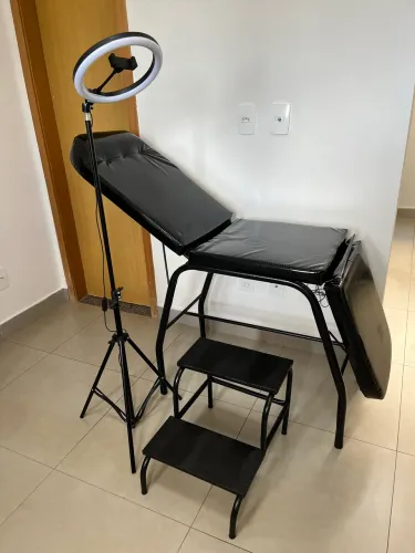 Kit Estética Completo: Maca, Escada de 2 Degraus e Ring Light