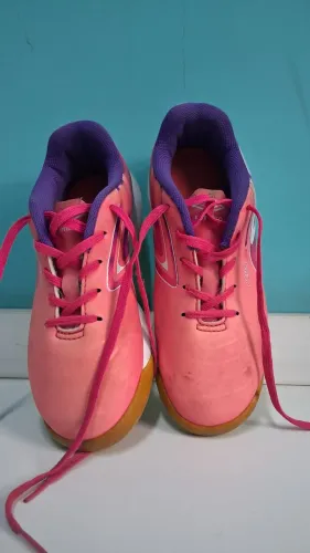 Chuteira adidas rosa pro 5 jr