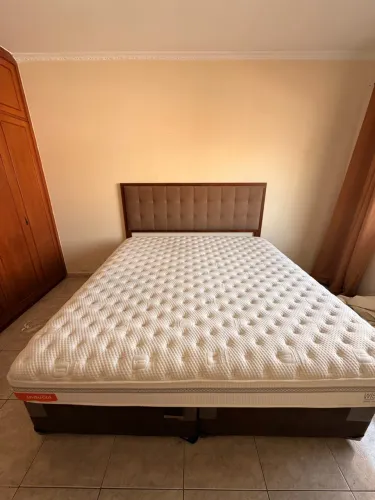 Cama King Completa Inducol Wish i530 + Box Baú + Cabeceira | 1,93 x 2,03m